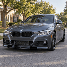NINTE Front Bumper Lip For 2012-2018 BMW F30 M Sport / M Tech Front Lip 2 PCS Painted Sport Front Spoiler Lower Diffuser - NINTE
