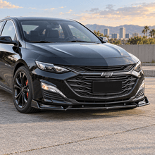 NINTE For 2016-2024 Chevrolet Malibu Front Lip ABS 3PCs Front Bumper Splitters - NINTE