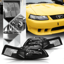 Cargar imagen en el visor de la galería,  Headlight for 99-04 Ford Mustang