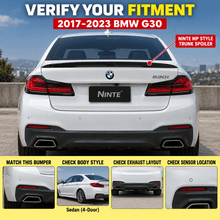 NINTE MP style SpoilerFor 2017-2023 BMW G30 520d 530i 540i F90 M5 Trunk Wing - NINTE