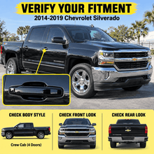 NINTE For 2014-2019 Chevrolet Silverado GMC Sierra Door Handles Replacement 23236150 84713668 - NINTE