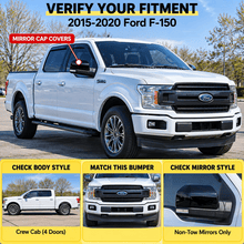 Load image into Gallery viewer, NINTE Mirror Caps for 2015-2020 Ford F-150, Non-Tow Top-Half Covers, 2-Piece - NINTE