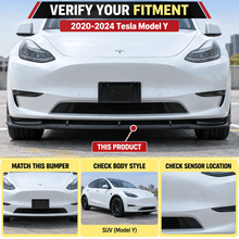 NINTE Performance Style Front Lip For 2020-2024 Tesla Model Y - NINTE