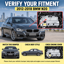 NINTE Upgrade Aluminum Valve Cover Kit for 2012-2018 BMW N20 320i 328i 528i X3 X5 X1 Z4 2.0L L4 Replace 11127588412 - NINTE