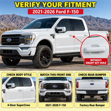 NINTE Door Handle Cover Trim for 2021-2026 Ford F-150 & Bronco – Smart-Key Fitment Options