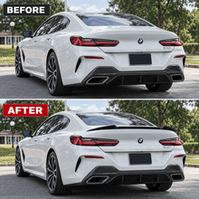 NINTE Side Skirts Splitter Rocker Panels Fit for BMW 8 Series G14 G15 840i M850i 2018+ Painted Gloss Black One Piece AC Style Without Logo - NINTE