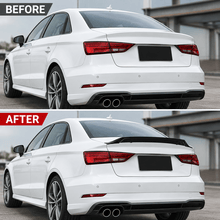 NINTE R-Style Rear Trunk Spoiler Wing for 2014-2020 Audi A3/S3/RS3 Quattro – Sculpted Sport Profile - NINTE