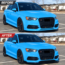 NINTE Front Bumper Lip For 2014-2016 Audi S3 A3 S Line Painted Spoiler Splitter - NINTE