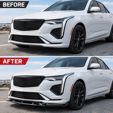 NINTE Front Lip For 2020-26 Cadillac CT4 Front Bumper Splitter - NINTE