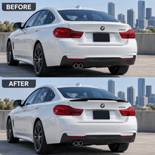 NINTE For 2014-2020 BMW 4 Series F36 430i 435i 440i Gran Coupe 4 Door M4 Style Rear Spoiler Trunk Wing Splitter - NINTE