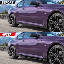 NINTE BLADE Style Side Skirts For 2022-2025 BMW 2 Series G42 230i M240i Extension Lip Splitters - NINTE