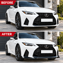 NINTE V-Style Front Bumper Lip Splitter for 2021-2025 Lexus IS300/IS350 F Sport – Aggressive Sport Aero - NINTE