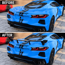 NINTE For 2020-2025 Corvette C8 Stingray Z51 High Wing Spoiler High Rise Rear Wing Spoiler - NINTE