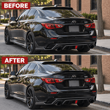 NINTE 2014–2024 Infiniti Q50 Rear Spoiler One Piece PSM Style Without Logo - NINTE