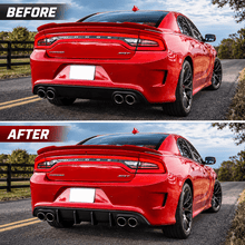 NINTE For 2015-2023 Dodge Charger Quad Exhaust Rear Diffuser NOT for Wide body - NINTE