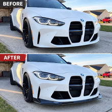 NINTE  Front Bumper Lip Kit  For BMW G80 M3 G82 G83 M4 2021-2026 Front Bumper Lip Kit 3PC