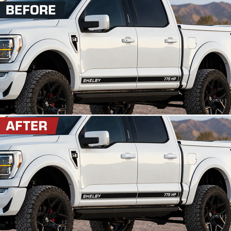 NINTE Door Handle Cover Trim for 2021-2026 Ford F-150 & Bronco – Smart-Key Fitment Options - NINTE