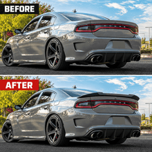 NINTE For 2015-2024 Dodge Charger Rear WickerBill Spoiler Gloss Black - NINTE