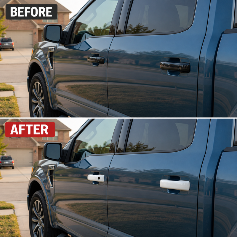 NINTE Door Handle Cover Trim for 2021-2026 Ford F-150 & Bronco – Smart-Key Fitment Options