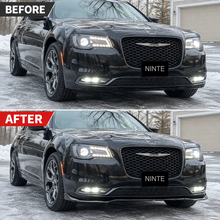 NINTE For 2015-2023 Chrysler 300 C S SRT Front lip ABS Painted 1 Piece Style Front Bumper Lip Splitter