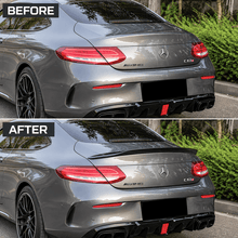 NINTE PSM Style Rear Spoiler For 2017-2021 Mercedes Benz W205 Coupe Truck Wing - NINTE
