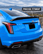 NINTE Rear Trunk Spoiler Wing Fit for Cadillac CT5 2020-2026 Painted Gloss Black One Piece V Blackwing Style Without Logo - NINTE