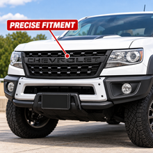 NINTE Front Grill For 2015-2020 Chevy Chevrolet Colorado Upper Grille WT LT Matte Black