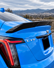 NINTE Rear Trunk Spoiler Wing Fit for Cadillac CT5 2020-2026 Painted Gloss Black One Piece V Blackwing Style Without Logo - NINTE