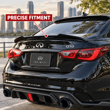 NINTE 2014–2024 Infiniti Q50 Rear Spoiler One Piece PSM Style Without Logo