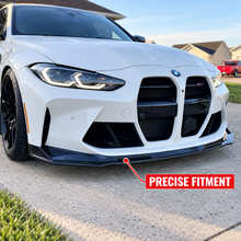 NINTE  Front Bumper Lip Kit  For BMW G80 M3 G82 G83 M4 2021-2026 Front Bumper Lip Kit 3PC