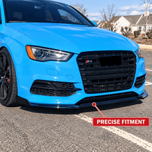 NINTE Front Bumper Lip For 2014-2016 Audi S3 A3 S Line Painted Spoiler Splitter - NINTE