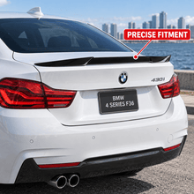 NINTE For 2014-2020 BMW 4 Series F36 430i 435i 440i Gran Coupe 4 Door M4 Style Rear Spoiler Trunk Wing Splitter - NINTE