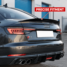 NINTE For 2017-2024 Audi A4 S4 B9 ABS Highkick M4 Style Rear Spoiler Trunk Spoiler Wing - NINTE