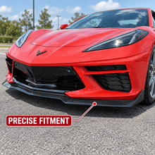 NINTE 5VM-Style Front Bumper Lip Splitter for 2020-2026 Chevrolet Corvette C8 – Track-Inspired Aero - NINTE