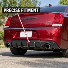 NINTE Shark-Fin Rear Bumper Diffuser for 2015-2023 Chrysler 300 SRT – Aggressive Rear Aero