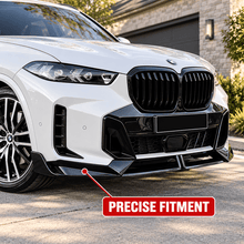 NINTE MP-Style Front Bumper Lip Splitter for 2024-2026 BMW G05 X5 M Sport LCI – Aggressive Sport Aero - NINTE