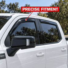 NINTE Window Visor Rain Guards For 2019-2025 Chevy Silverado/GMC Sierra 1500 - NINTE