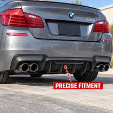 NINTE For 2011-2016 BMW F10 M Sport ABS F90 M5 Rear Diffuser Style NOT Fit 550/535