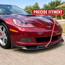 Load image into Gallery viewer, NINTE ZR1-Style Front Bumper Lip Splitter for 2005-2013 Chevrolet Corvette C6 Base – Track-Inspired Aero - NINTE