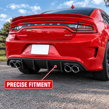 NINTE For 2015-2023 Dodge Charger Quad Exhaust Rear Diffuser NOT for Wide body - NINTE