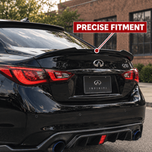 NINTE 2014–2024 Infiniti Q50 Rear Spoiler One Piece PSM Style Without Logo - NINTE