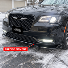 NINTE For 2015-2023 Chrysler 300 C S SRT Front lip ABS Painted 1 Piece Style Front Bumper Lip Splitter
