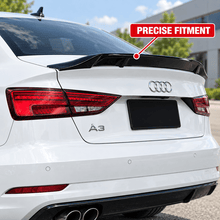 NINTE R-Style Rear Trunk Spoiler Wing for 2014-2020 Audi A3/S3/RS3 Quattro – Sculpted Sport Profile - NINTE