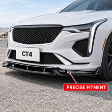 NINTE Front Lip For 2020-26 Cadillac CT4 Front Bumper Splitter - NINTE