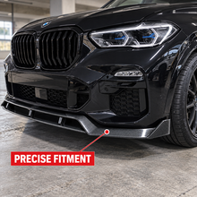 NINTE For 2019-2023 BMW G05 X5 M-Sport 4pc ABS Front Lip Front Bumper Splitters