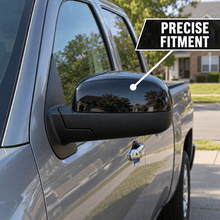 NINTE Side Mirror Cover Caps for 2007-2013 Chevy Silverado 1500, GMC Sierra 1500 & Yukon, Pair - NINTE