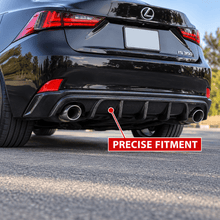 NINTE Shark-Fin Rear Bumper Diffuser for 2014-2016 Lexus IS250/IS350 – Aggressive Rear Aero - NINTE