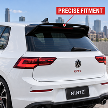 NINTE Rear Roof Spoiler Wing Fit For VW Golf 8 GTI 2020-2023 Painted Gloss Black One Piece Sport Style Without Logo