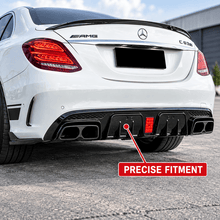 NINTE B Style Rear Diffuser for 2015-2021 Benz W205 C-Class Sedan C63 C63S C43 C43S AMG - NINTE