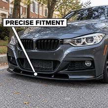 NINTE Front Bumper Lip For 2012-2018 BMW F30 M Sport / M Tech Front Lip 2 PCS Painted Sport Front Spoiler Lower Diffuser - NINTE